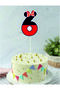 1-2-3-4-5-6 Year Old Minnie Mouse Themed Birthday Cake Topper - 6