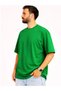 Men's Oversize Loose Cut T-shirt Plain Black White Colored Crew Neck Cotton Summer Plain Basic - 5