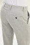 Straight Slim Fit Classic Men's Trousers Gray - 38342.26Y - 4