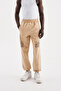 Men's Aesthetic Dreams Printed Organic Cotton Jogger Sweatpants Beige - 2