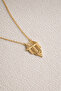Steel Gold Stone Serenay Aleta Necklace - Does Not Tarnish - - 2