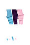 Funkids Ribbed Flexible 3-Piece Baby Tights Children's Tights Single Bottom - 2