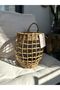Wicker Bamboo Rattan Multi-Purpose Decorative Wall Cobalt Heat Flower Pot Basket/With Hanger-Newspaper Holder Zara Basket - 4