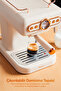 Espresso Latte Cappuccino Coffee Machine With Milk Frother 20bar Pressure 1.2lt Em-01 Ristretto - 5