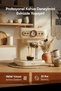 Espresso Latte Cappuccino Coffee Machine With Milk Frother 20bar Pressure 1.2lt Em-01 Ristretto - 3
