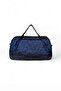 Unisex Navy Blue Camouflage Camouflage Patterned Front Zippered Two-Compartment Travel and Sports Bag - 2