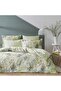 Wisteria Cotton Satin Double Duvet Cover Set Green