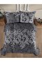 Satin 100% Cotton Double Duvet Cover Set Karen |   Without Sheets - 6