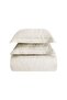 Leaf Stone Colored Double Bedspread Set - 3