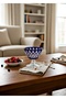 Drop-Decorated Colorful Footed Bowl 345 Cc – Multi-Purpose for Cookies, Ice Cream, Salad, Magnolia Serving Bowl