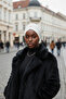Ribbed Cream Sponge Ready-To-Wear Turban Hijab with Bands (Front and Back Bands) Pool Cap - 8