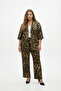 Plus Size Kimono Cardigan 2-Piece Set – Wrinkled Fabric Oversized Stylish Set