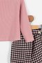 Girl's Sweater with Shorts Skirt and Half Turtleneck Blouse, 3-11 Years Old, Stylish Holiday Outfit Set - 4