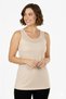Tulle Necklace Thick Straps Women's Tank Top - 7