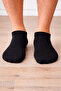 Black Booties Socks Economical 5-Piece Cotton Short Comfortable Non-Sweating Daily Sports Socks - 2