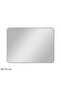 Rectangular Plain Bathroom Mirror 50 x 70cm