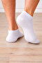 White Booties Socks Economical 5-Piece Cotton Short Comfortable Non-Sweating Daily Sports Socks - 2