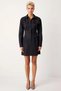 Women Shirt Collar Long Sleeve A-Line Fit Woven Mini Dress Functional Durable Quality Stylish - 5