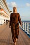 Women Shirt Collar Standard Sleeve Maxi Dress Functional Durable Quality Comfortable Aesthetic