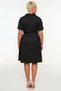 Women's Plus Size Shirt Dress Straight Collar Short Sleeve Woven Mold Functional Durable Comfortable - 6