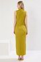 Women's Mock Neck Sleeveless Bodycon Stretchy Maxi Knitted Dress Modern - 6