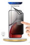 Honor Magic8 Lite 5G 2025 Premium Nano Ceramic Privacy Full Cover Matte Flexible Clear/Black - 4