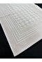 100% Cotton Checker Patterned Foot Towel (50X70 cm) Powder Pink - 5
