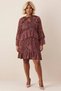 Women's Plus Size Halter Neck Batwing Sleeve Long Sleeve A-Line Dress Functional Stylish - 5