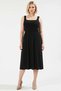 Women's Plus Size Square Neck Sleeveless Knitted Maxi Dress Standard Sleeve Fit Functional Aesthetic - 5