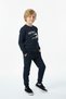 3 Thread Round Neck Thick Winter Sh Fleece-Lined Football Print Detailed Boys' Tracksuit Set - 3