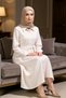 Women Shirt Dress Shirt Collar Standard Sleeve Plain Pattern Belted Maxi Length Functional Modern - 4