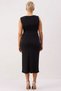 Women's Crew Neck Sleeveless Bodycon Midi Dress Plus Size Sandy Fabric Functional Aesthetic - 6