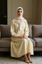 Women Shirt Collar Standard Sleeve Midi Dress Functional Durable Stylish - 4