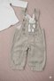 Toy Rabbit Transitional Linen Salopet Set of 2 Baby Girl Children 6-9 Months, 9-12 Months, 12-18 Months - 3