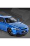 Nissan Skyline Gtr R34 1:24 Scale Diecast Model Car Openable Doors Nis San Gtr Model Blue - 3