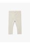 Basic-Leggings aus Baumwollfrottee mit elastischem Bund - 3