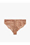 Cotton Brazilian Panties with Lace Detail