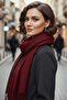 Women's Soft Textured Four Seasons Wearable Vegan Pashmina Shawl Scarf