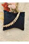 Zigzag Design Gold Detailed Steel Bracelet - 4