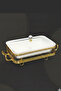 Buffet warmer, rectangular serving dish, 13.5cm, with a unique and elegant design. - 5