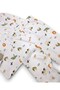 Boy's Printed 2-3-4-5-6 Years Old Snap Fastener Transitional Nightwear Pajama Set L Top and Bottom 2-Piece Set - 5