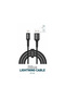 كابل USB إلى Lightning، بطول 2 متر، متوافق مع الهواتف الذكية ايفون، سامسونج، أوبو، ون بلس