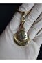 Golden Yellow Tuğra Metal Keychain - 2