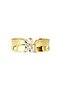 Flora Stone Detailed Gold Ring-7 - 2