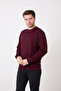 Erkek Basic Bisiklet Yaka Düz Renk Sweatshirt - 3