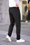 Men's Comfortable Fit Black Sweatpants - 3