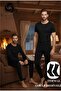 Men's 61% Wool Non-Itchy, Non-Sweat Absorbent Long Sleeve-Short Sleeve- Bottoms 3-Piece Set Underwear Socks with Gift - 3