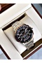 Functional Guaranteed Silver Color Steel Cord Men's Wristwatch - 3