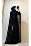 Women's Hijab Evening Dress Cape Tailed Evening Dress - 4
