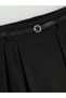 Lcw Kids Black Pleated Girls Shorts Skirt - 3